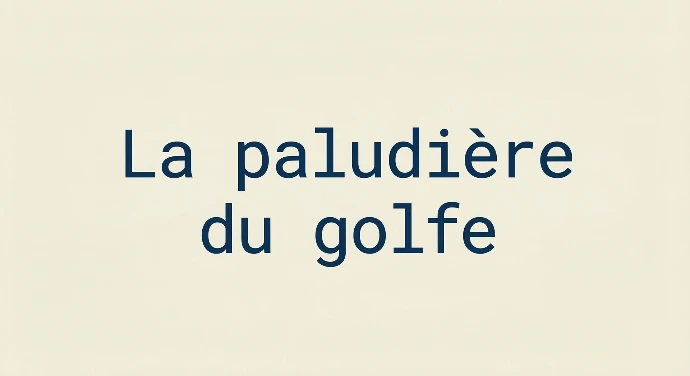 Paludière du golf